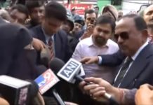 Burqa Clad Female Student Expresses Her Fears Bravely To NSA Ajit Doval During His Delhi Riots Visit Ajit Doval delhi riots