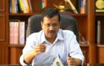 New Delhi: Delhi Chief Minister Arvind Kejriwal addresses first digital press briefing on COVID-19, on March 21, 2020. (Photo: IANS)