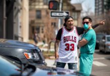 In Pics: Anti-Lockdown Protests In US Bring Nurses On Roads