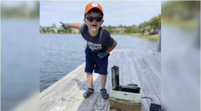 A 6-Year Old American Boy Solves Decade-Old Mystery While Fishing fishing