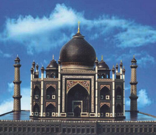 Theory Of Black Taj Mahal; Failed Attempt To Create A Mirror Image Of The Original One