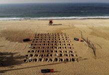 Beach Turned Into A Graveyard Overnight By Activists In Anger For Brazil’s Irresponsible Response To COVID-19