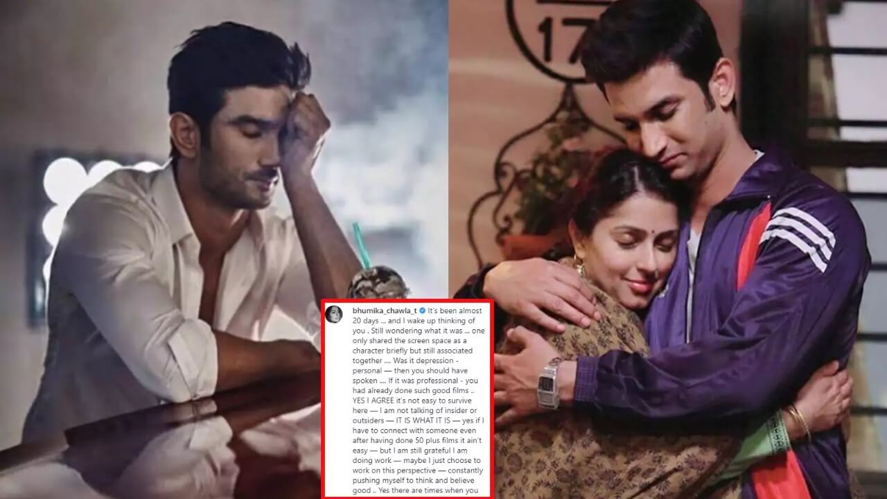Bhumika Chawla's Post To Sushant Singh Rajput Is The Reality Check We Need
