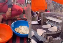 roti making machine farmers protest