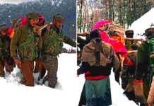The Indian Army Lived Up To Its Reputation Carrying A Pregnant Woman Through Snow For 2km