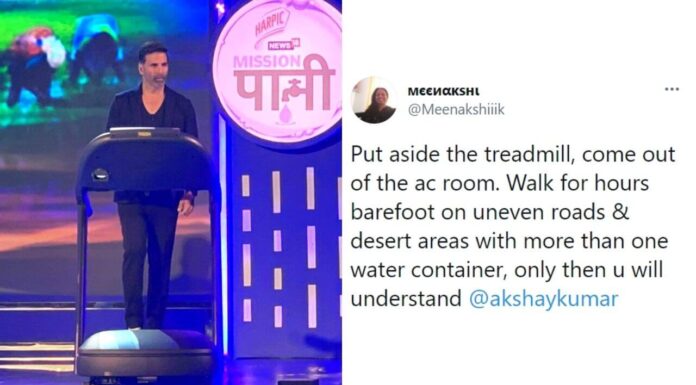 Akshay Kumar Walking 21km On Treadmill To Relate To Rural Women Didn’t Get Him The Reaction He Wanted Akshay Kumar treadmill