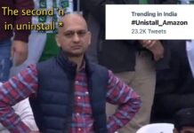 #Unistall_Amazon: People Make Fun Of The Wrong Spelling Of Uninstall In The Tag #Unistall_Amazon
