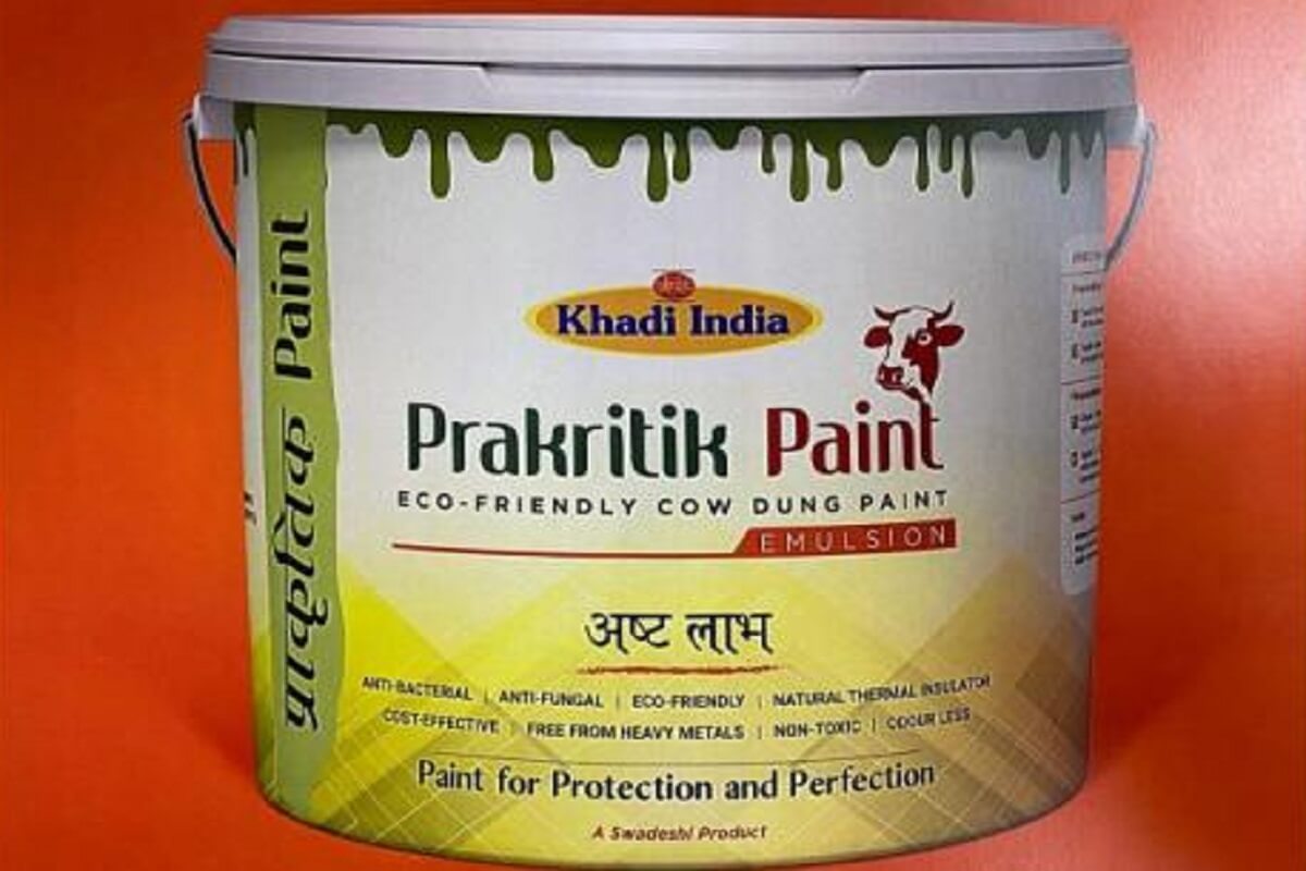 India’s First 'EcoFriendly' Cow Dung Paint Launched