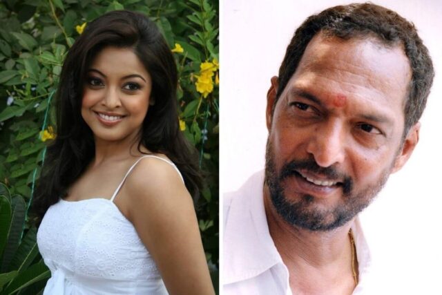 Tanushree Dutta and Nana Patekar 