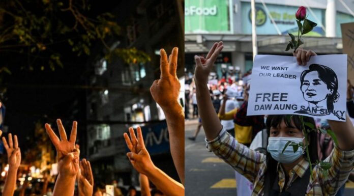 Why Are People Doing The ‘Three-Finger Salute’ In The Myanmar Protests?