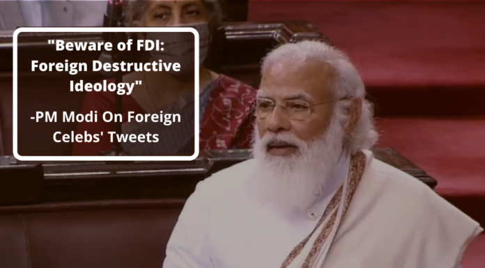 Remarking On Foreign Celebs Tweeting On Farmers’ Protest, PM Modi Coins New Phrase ‘FDI: Foreign Destructive Ideology’