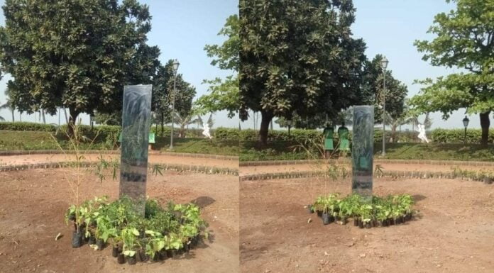 The Mysterious Monolith Has Now Made An Appearance In Mumbai Monolith mumbai