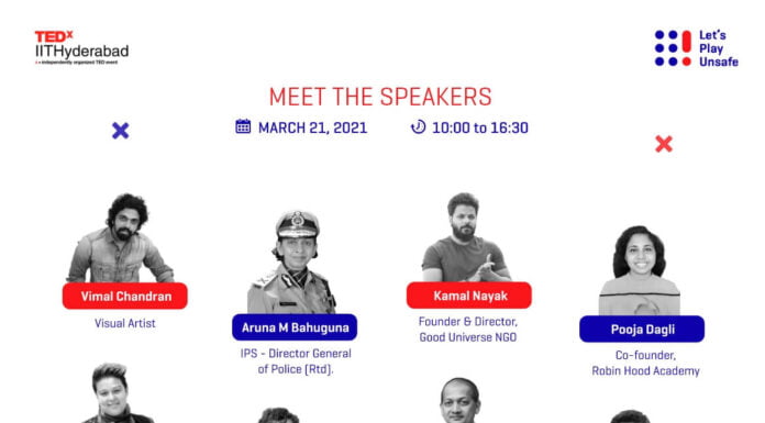 TEDx IIT Hyderabad 2021 Is All About Playing It (Un)Safe TEDx IIT Hyderabad 2021