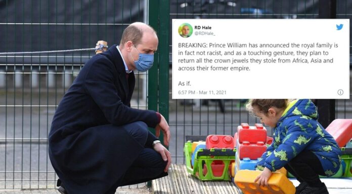 Prince William’s Defence Of Royal Family “Very Much Not A Racist Family” Brings On Twitter Trolls Prince William Royal Family