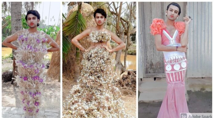 In Pics: Tripura Village Boy Goes Viral For His Funny Recreations Of Outfits Worn By Bollywood Stars