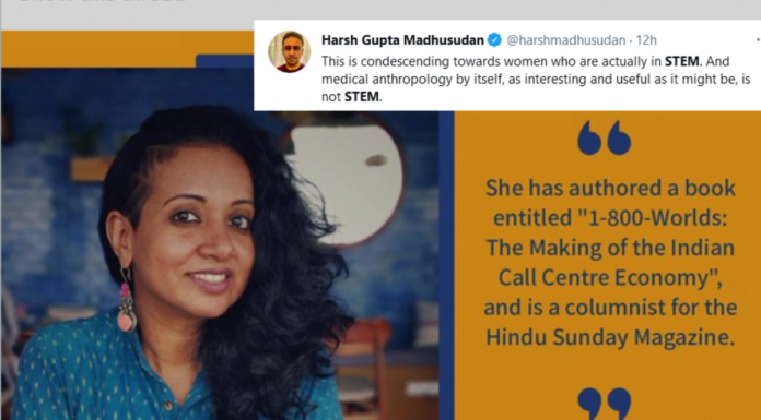 IIT Madras’ #WomenInSTEM Faces Flak After They “Misrepresented” A Humanities Professor