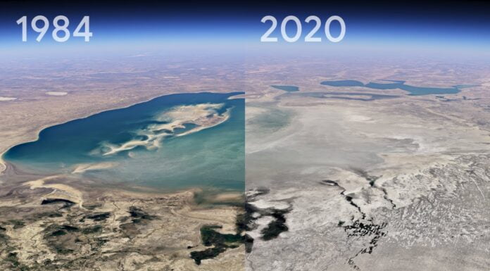 Google Earth’s New Time-Lapse Feature Shows Impact Of 37 Years Of Climate Change