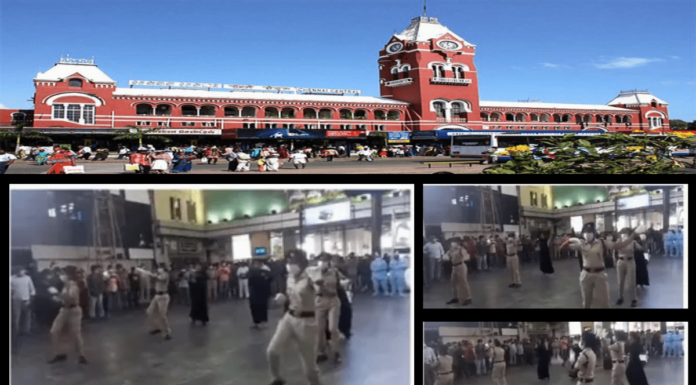See How Chennai Railway Police Danced To Raise COVID-19 Awareness