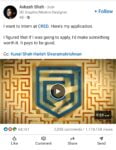21-Year-Old’s Internship Application for CRED Goes Viral, Earns Him Offer From The Founder