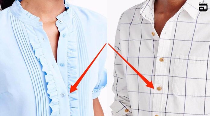 Here’s Why Men’s Shirts Have Buttons On The Right, Women’s On The Left