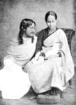 rabindranath tagore with wife mrinalini debi elder daughter bela