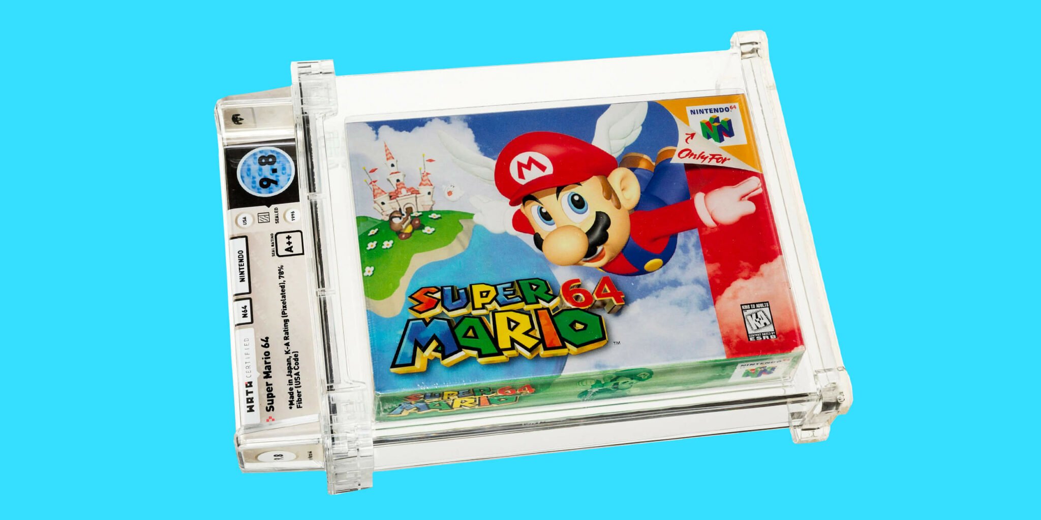 An Unopened 25 Y O Super Mario Nintendo Video Game Sold For A Record