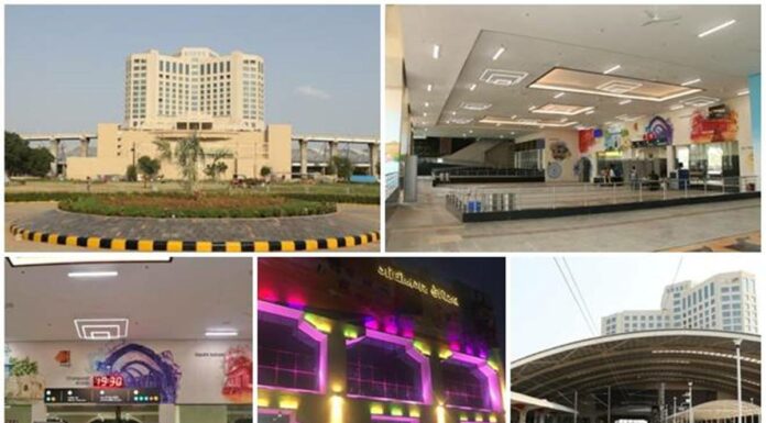 In Pics: Redeveloped World-Class Gandhinagar Capital Station To Be Inaugurated Today gandhinagar capital station