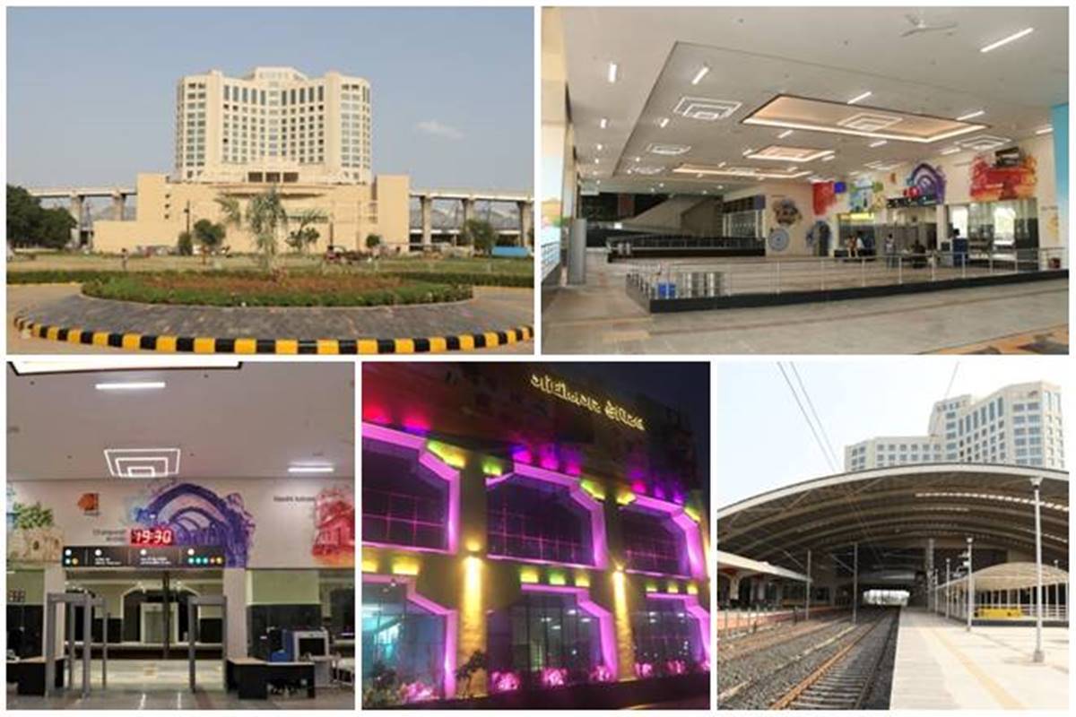 In Pics Redeveloped WorldClass Gandhinagar Capital Station To Be