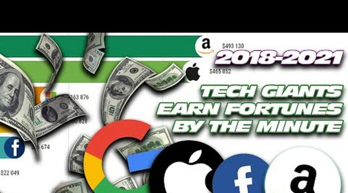 What Is The Revenue Per Minute Of The Big Tech Companies? Revenue per minute of the big tech companies