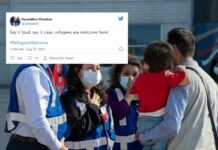 #RefugeesWelcome: Afghan Refugees Shown Support As People Welcome Them To Their Country Afghanistan refugees