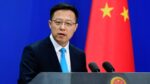 Chinese Foreign Ministry spokesperson Zhao Lijian addresses a regular news briefing in Beijing, China