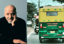 Paulo Coelho autorickshaw