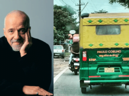 Paulo Coelho autorickshaw