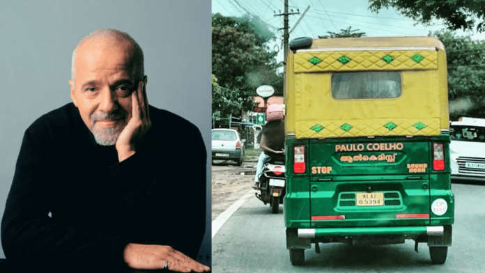 Paulo Coelho autorickshaw