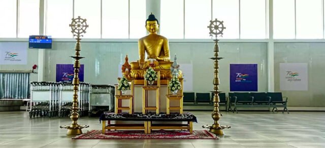 kushinagar airport buddhist