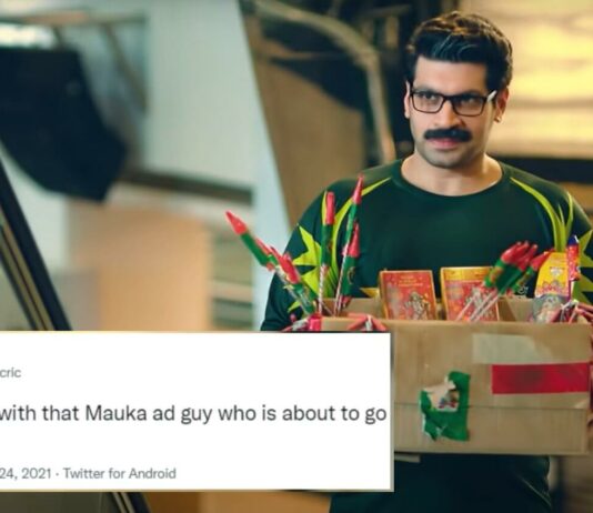 Netizens Joke About ‘Mauka Mauka’ Guy’s Career Being ‘Officially Over’ After Yesterday’s IND vs PAK Match Mauka Mauka ad