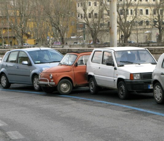Italian Car Parked
