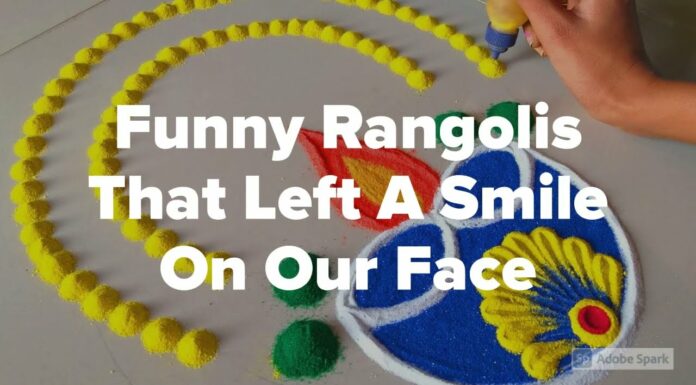 Watch: Funny Rangolis That Left A Smile On Our Face
