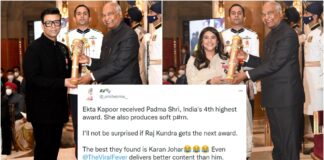 Ekta Kapoor Karan Johar Padma Shri Award