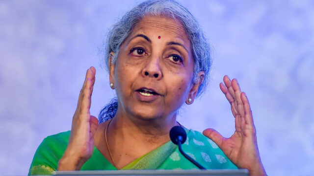 Photo of Union Finance Minister Nirmala Sitharaman