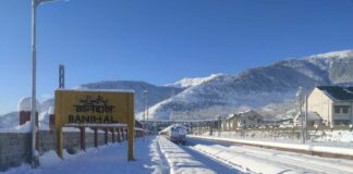 Indian Railways Snow Covered