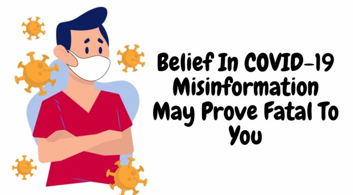 Believing COVID-19 Misinformation Could Make You More Prone To Contracting Corona covid misinformation