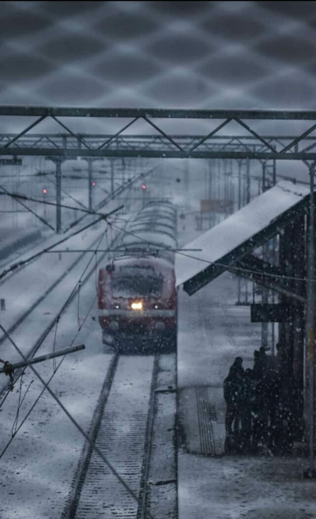 Indian Railways Snow-Covered