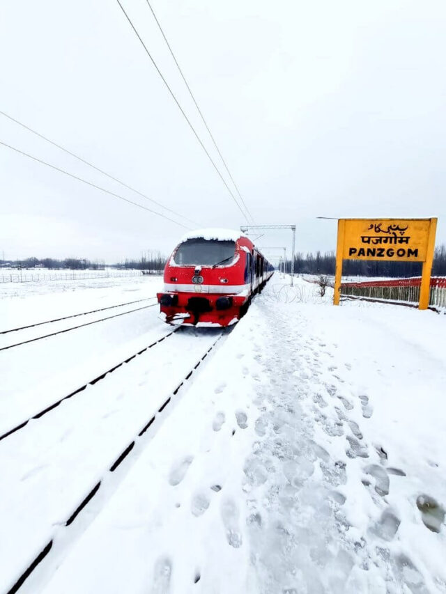 Indian Railways Snow-Covered