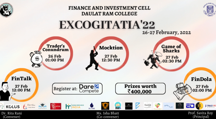 Daulat Ram College’s Excogitatia’22 Is Ready Show That Finance Can Be Fun