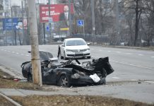 Russian Tank Crushing Car