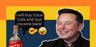 elon musk coca cola