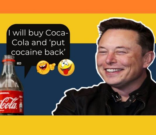 elon musk coca cola