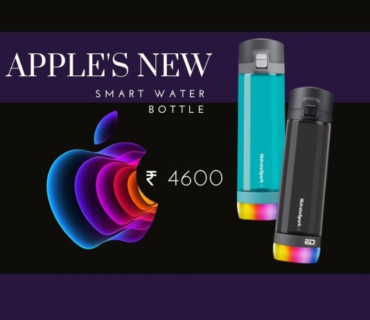 apple smart water bottle