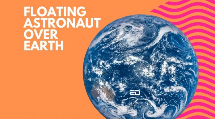 Floating Astronaut Over Earth! Photograph Captures Mankind’s Faith In Technology astronaut